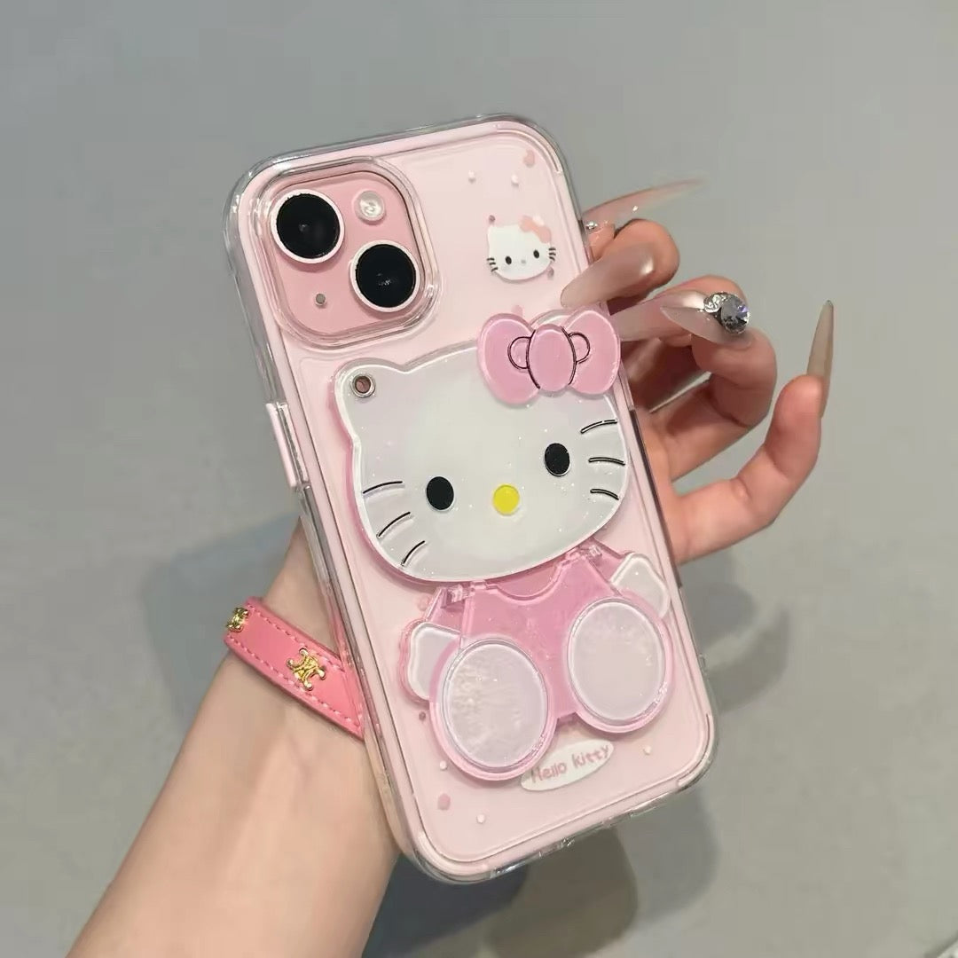 Hello Kitty Mirror Stand Clear Case