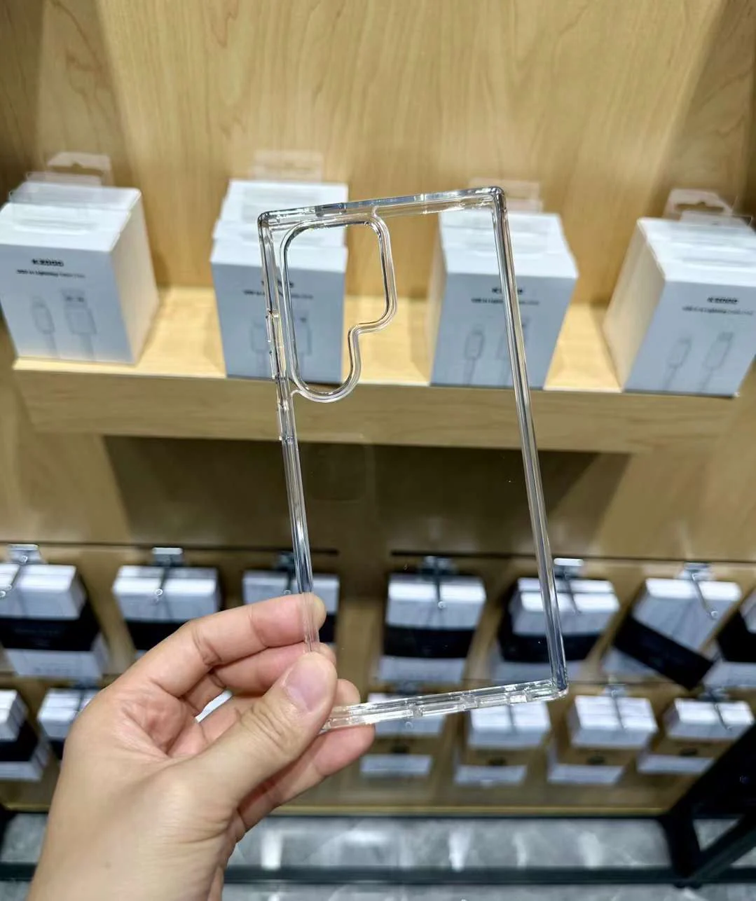 Original KDOO guardian anti yellow clear case acrylic s24 ultra