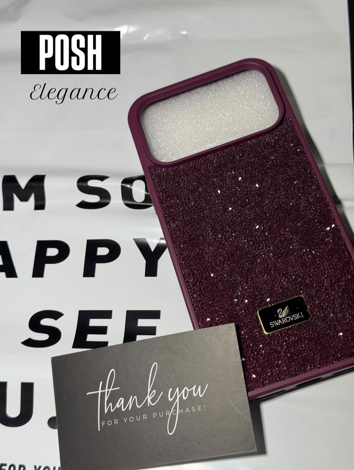 Swarovski Rhinestone shimmer Case