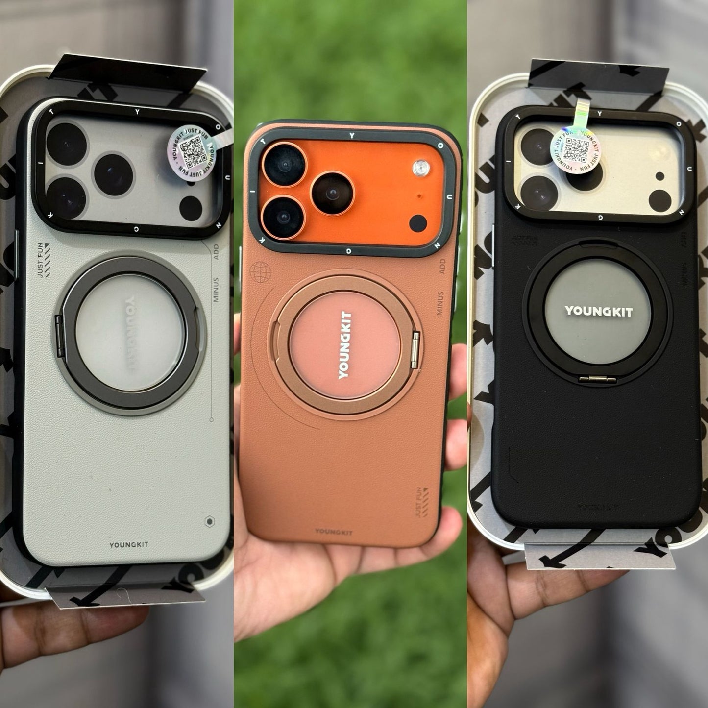 Original Young kit MagSafe Stand Case for iPhone 17 series