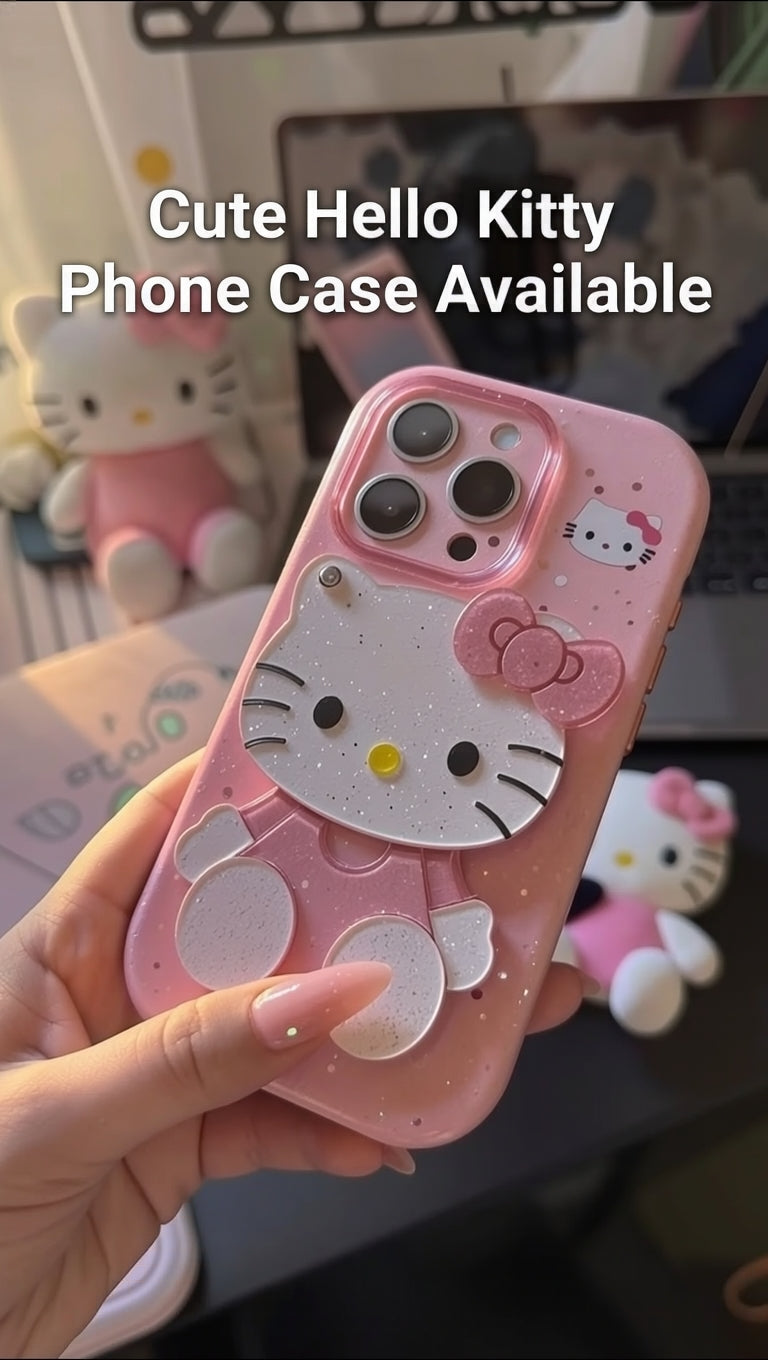 New Hello Kitty Mirror PopStand Case