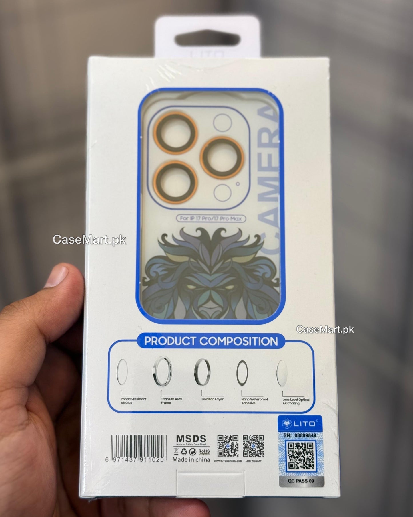 LITO Sapphire PVD Camera Lens Rings for 17 Series