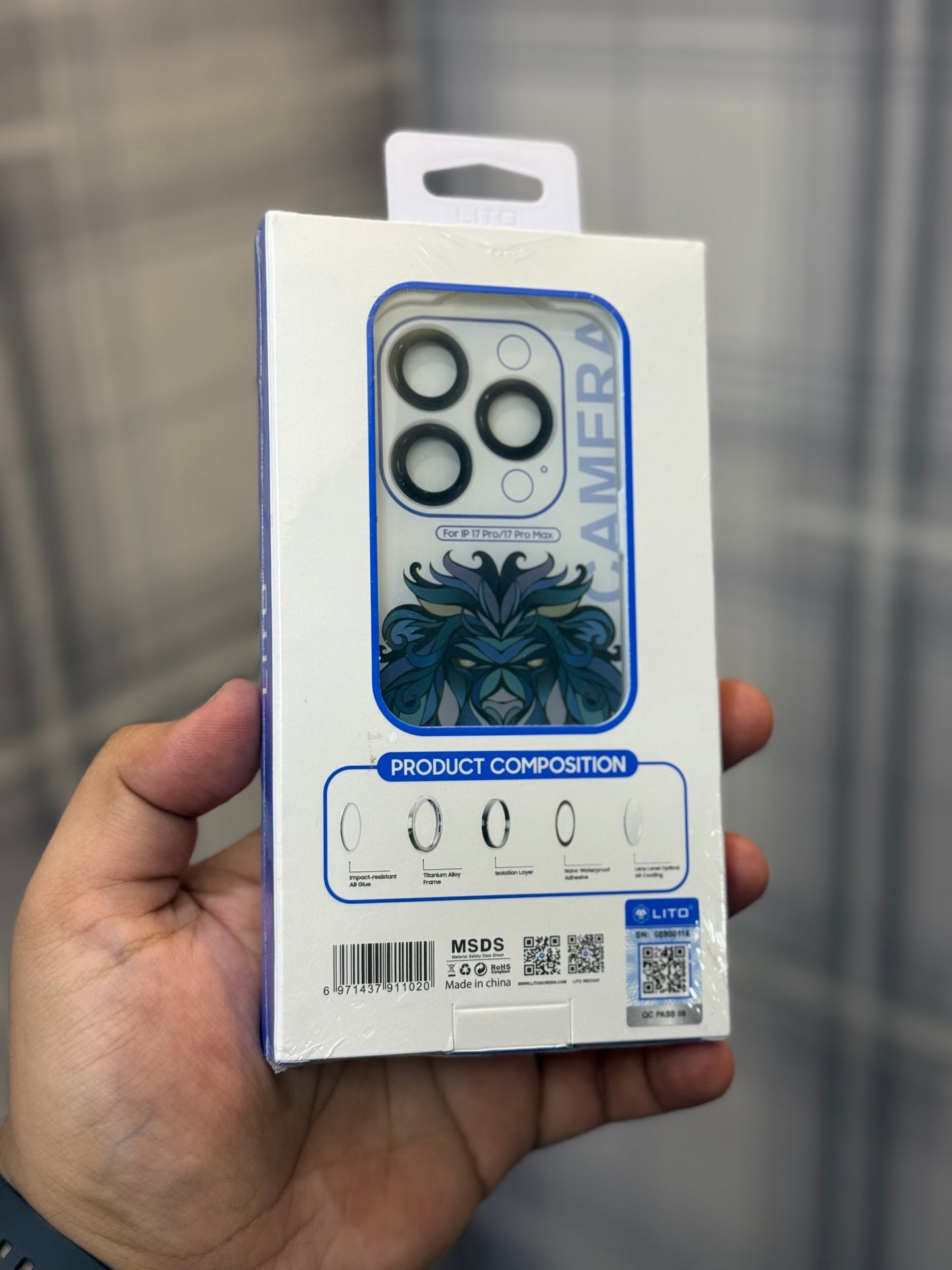 LITO Sapphire PVD Camera Lens Rings for 17 Series