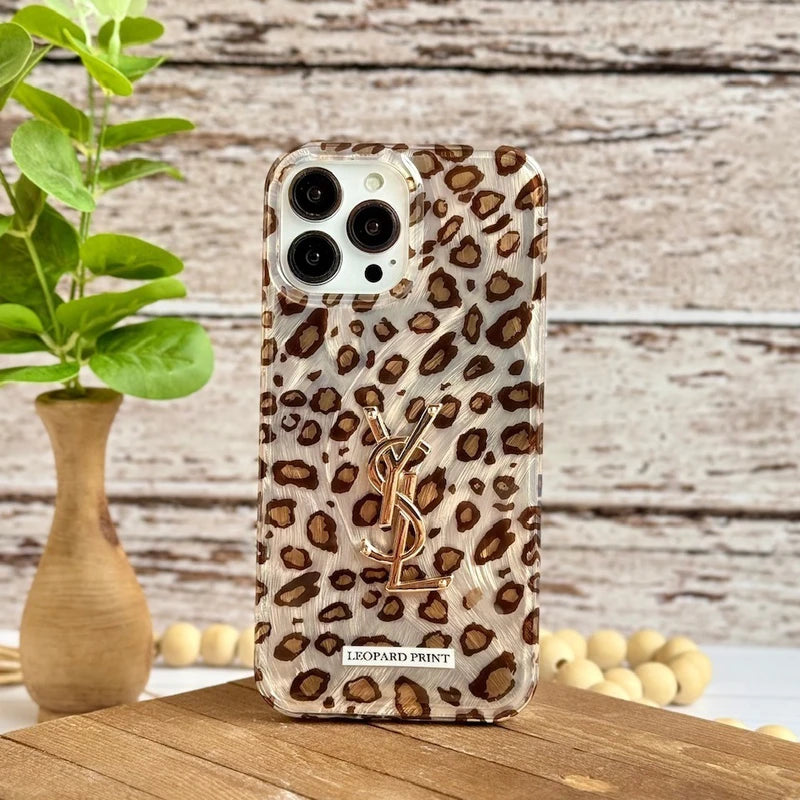 Leopard YSL Branded Case