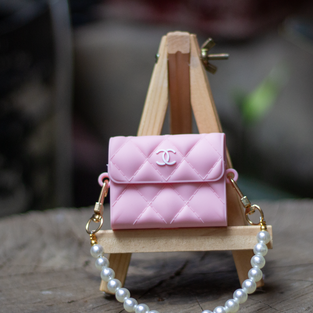 Chanel HandBag Airpods Pro/Pro2 Case with Chain