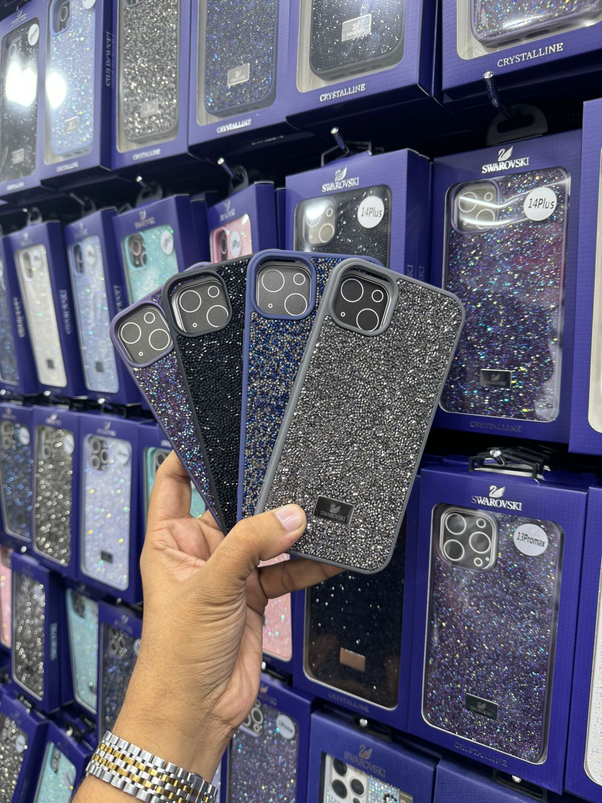Swarovski Rhinestone shimmer Case