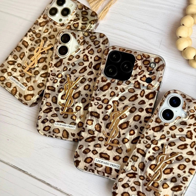 Leopard YSL Branded Case