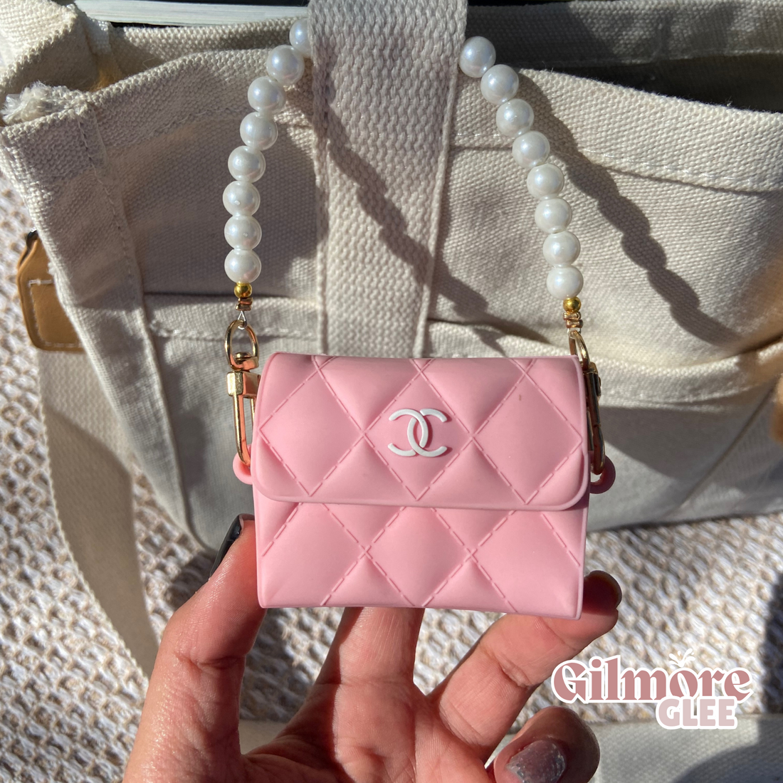 Chanel HandBag Airpods Pro/Pro2 Case with Chain
