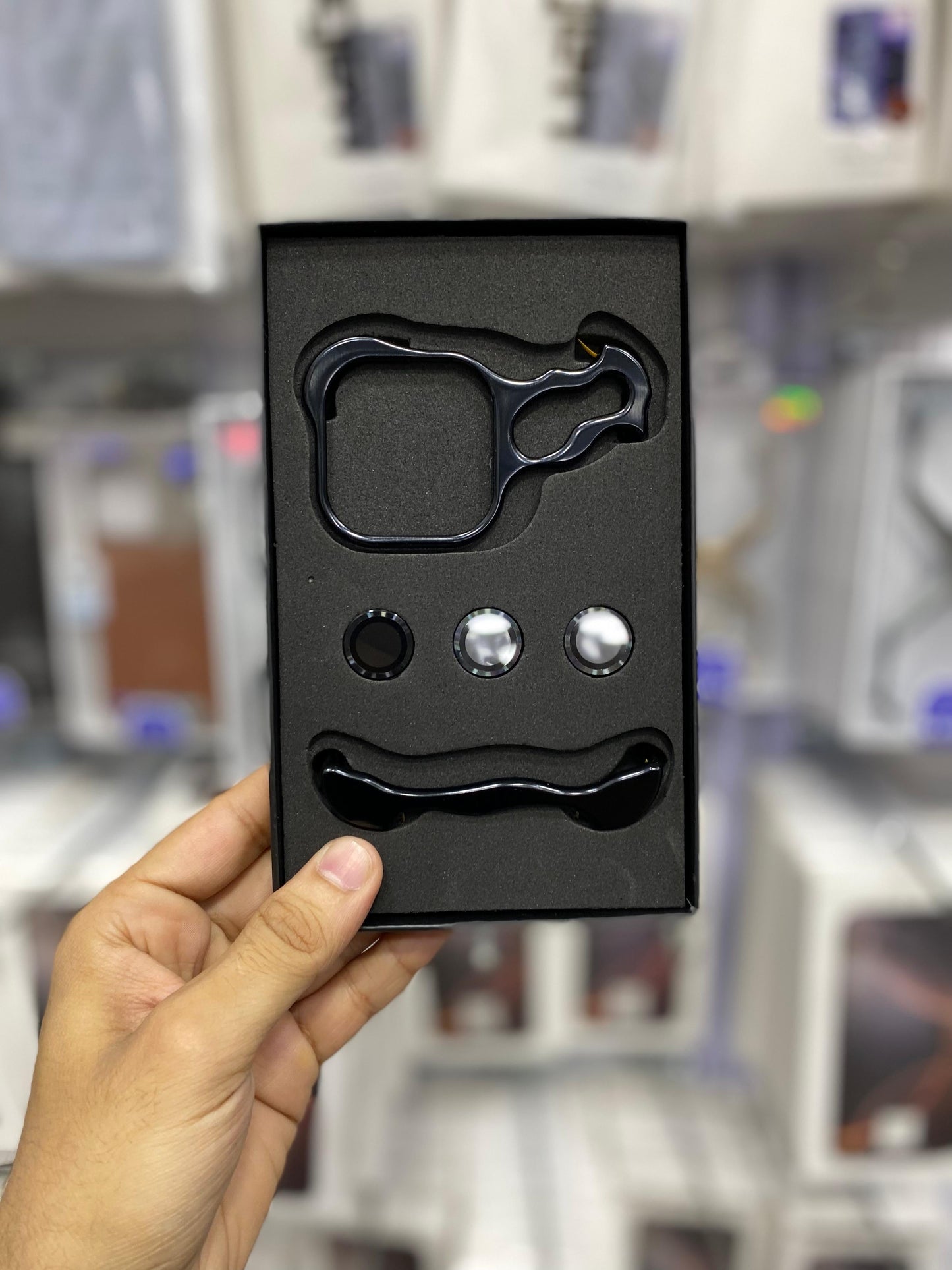 metal camera bumper case with metal camera protection