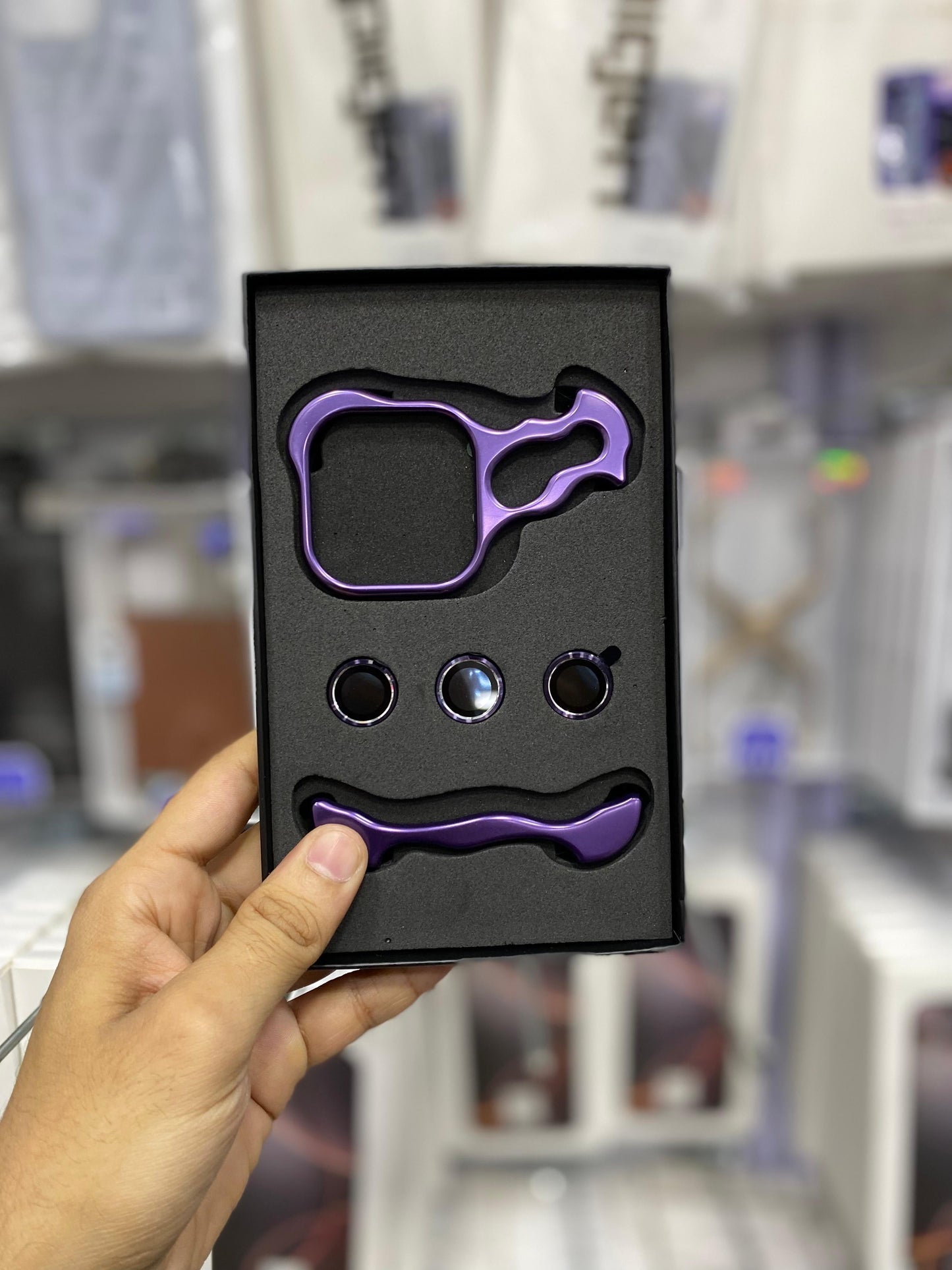 metal camera bumper case with metal camera protection