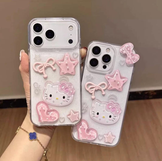 Hello Kitty Star Glitter Case