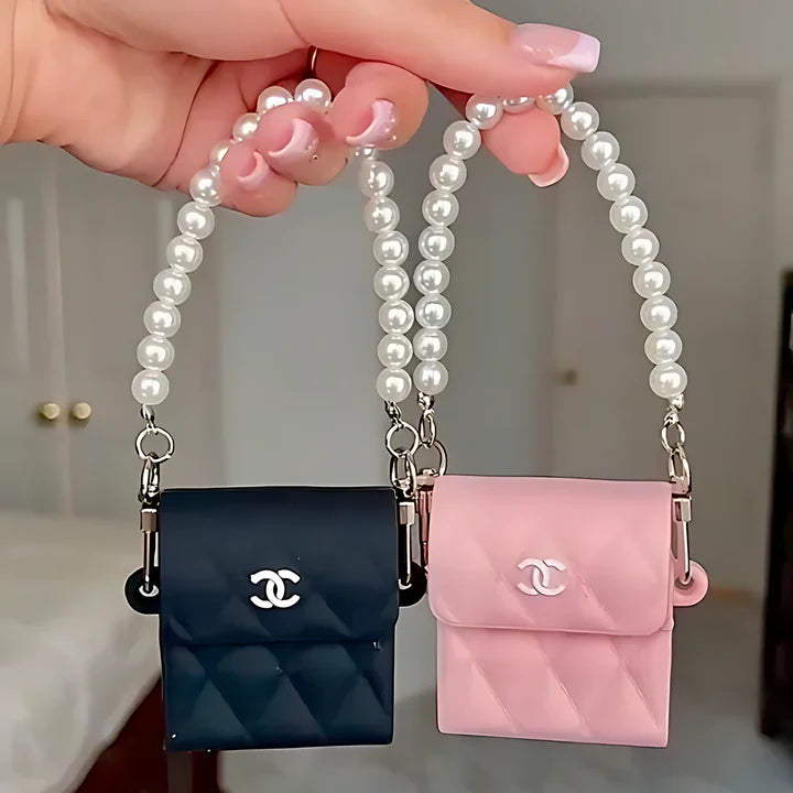 Chanel HandBag Airpods Pro/Pro2 Case with Chain