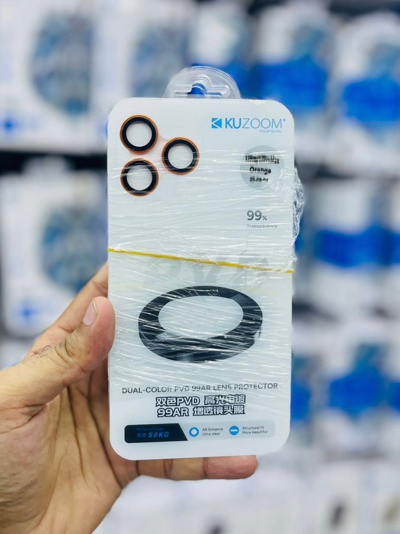 Kuzoom Sapphire PVD Camera Lens Rings for 17 Series