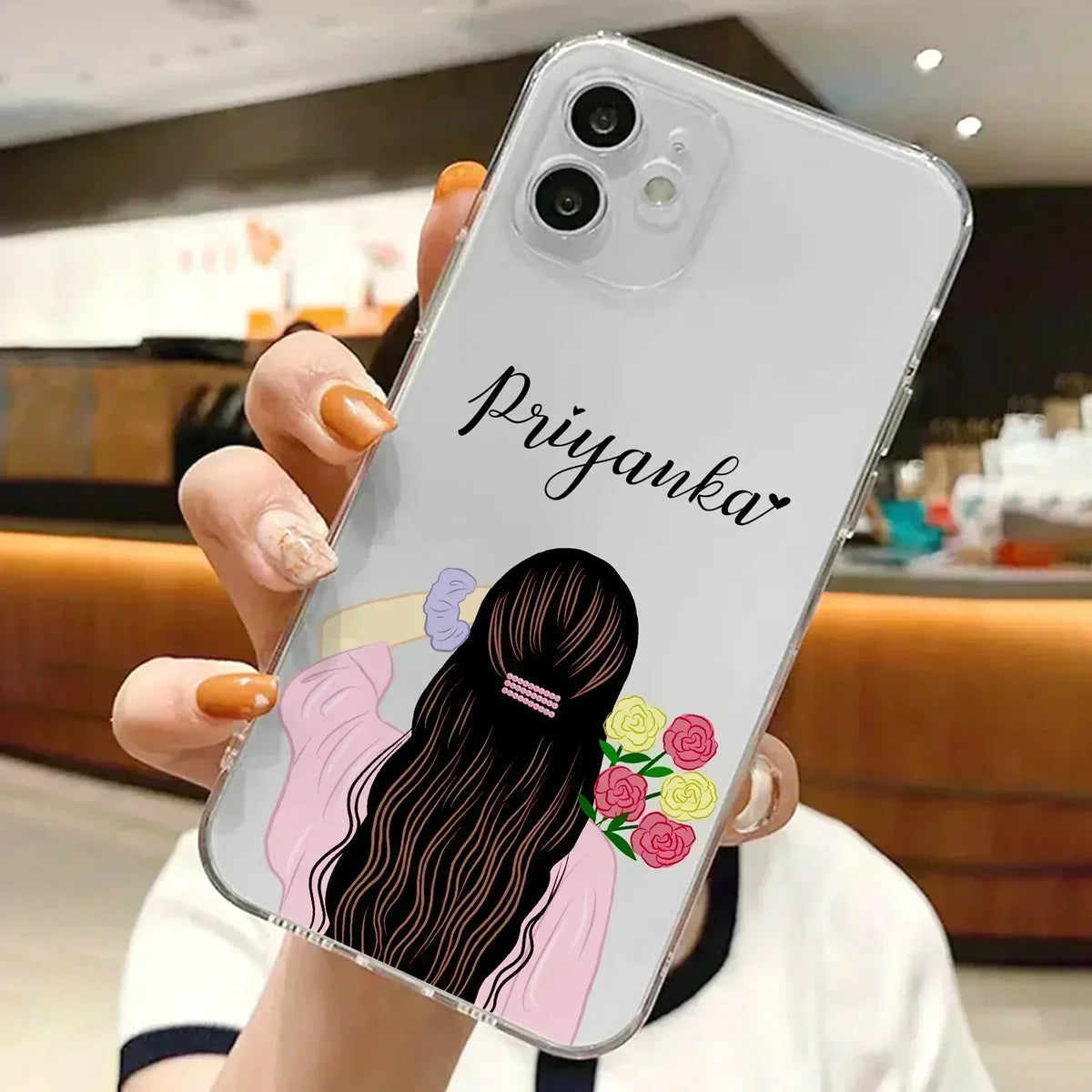Flower Girl Customise Clear Case