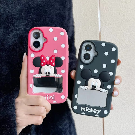 Mickey / Minnie Mouse Mirror Case