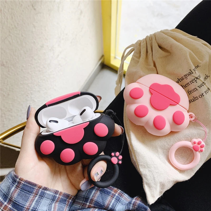 Pink Paw Airpods Pro/Pro2 Case