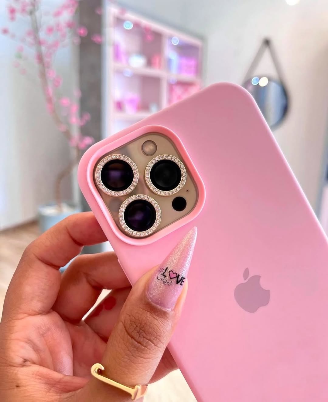 (Baby Pink) iPhone Premium Silicone Case