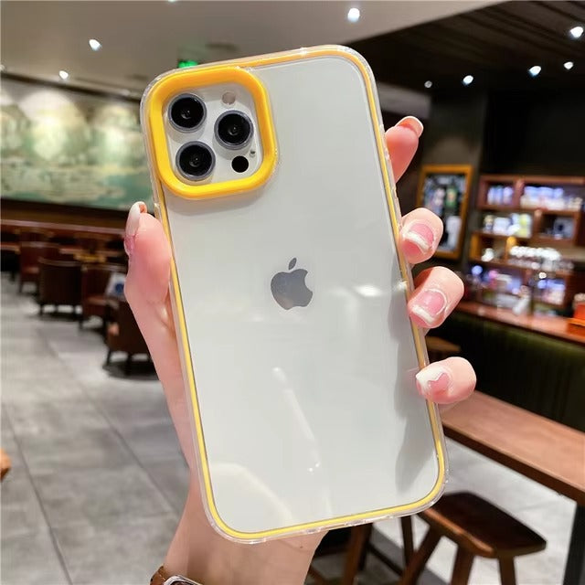 12 promax -  Transparent Shockproof Phone Case