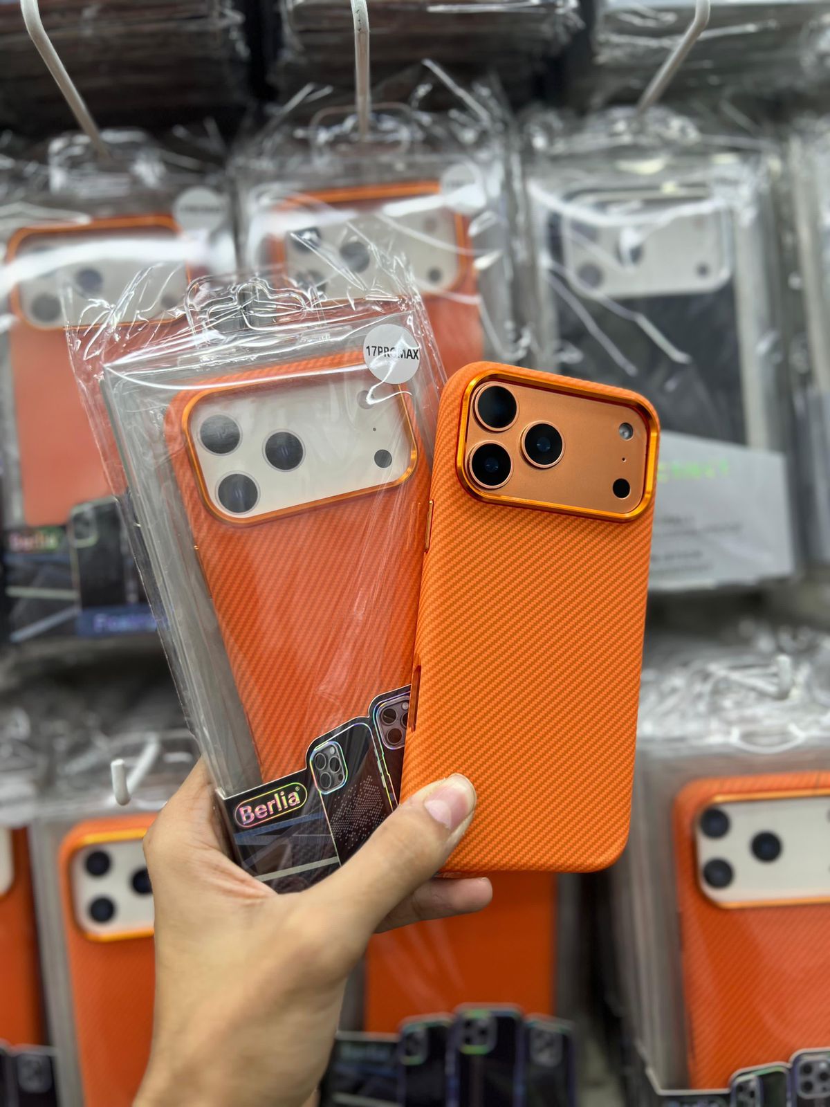 Berlia Premium Carbon Fibre Case