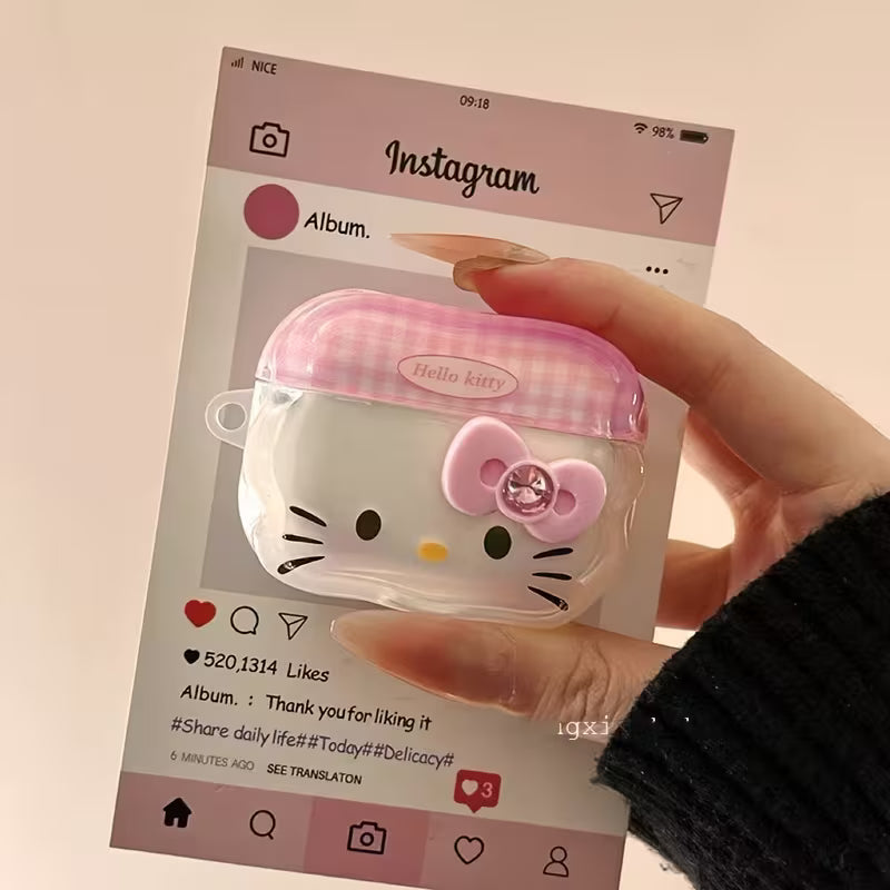 Cute Hello Kitty Airpods Pro/Pro2 Case