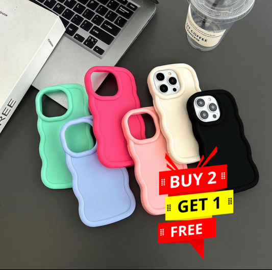 Premium Wavy Luxury Silicone Case