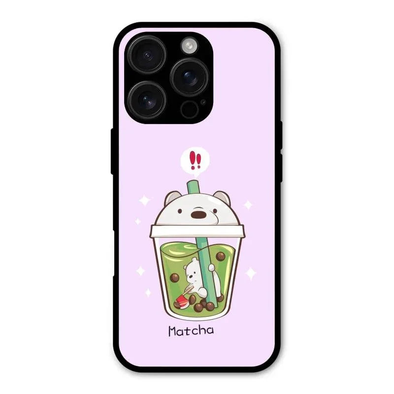 Boba Bear Milk Tea Customise 2D Plated Case