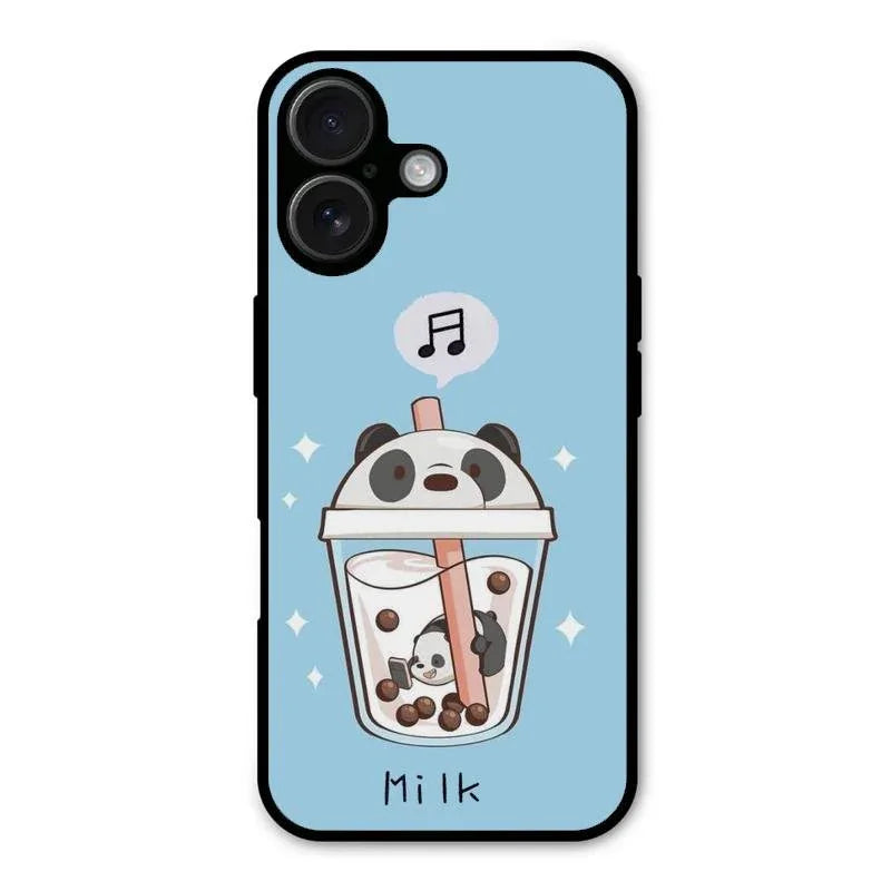 Boba Bear Milk Tea Customise 2D Plated Case
