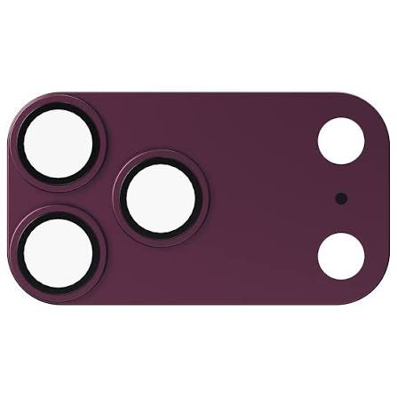 Convert Burgundy Silicone Case with Lens Protector (for 17Promax)